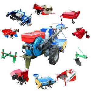 Motoculteur Polyvalent avec Accessoires Agricoles